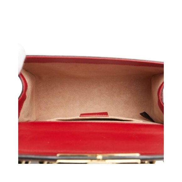 Pre Loved gucci  Padlock Women Red Shoulder Bags - Picture 5 of 8